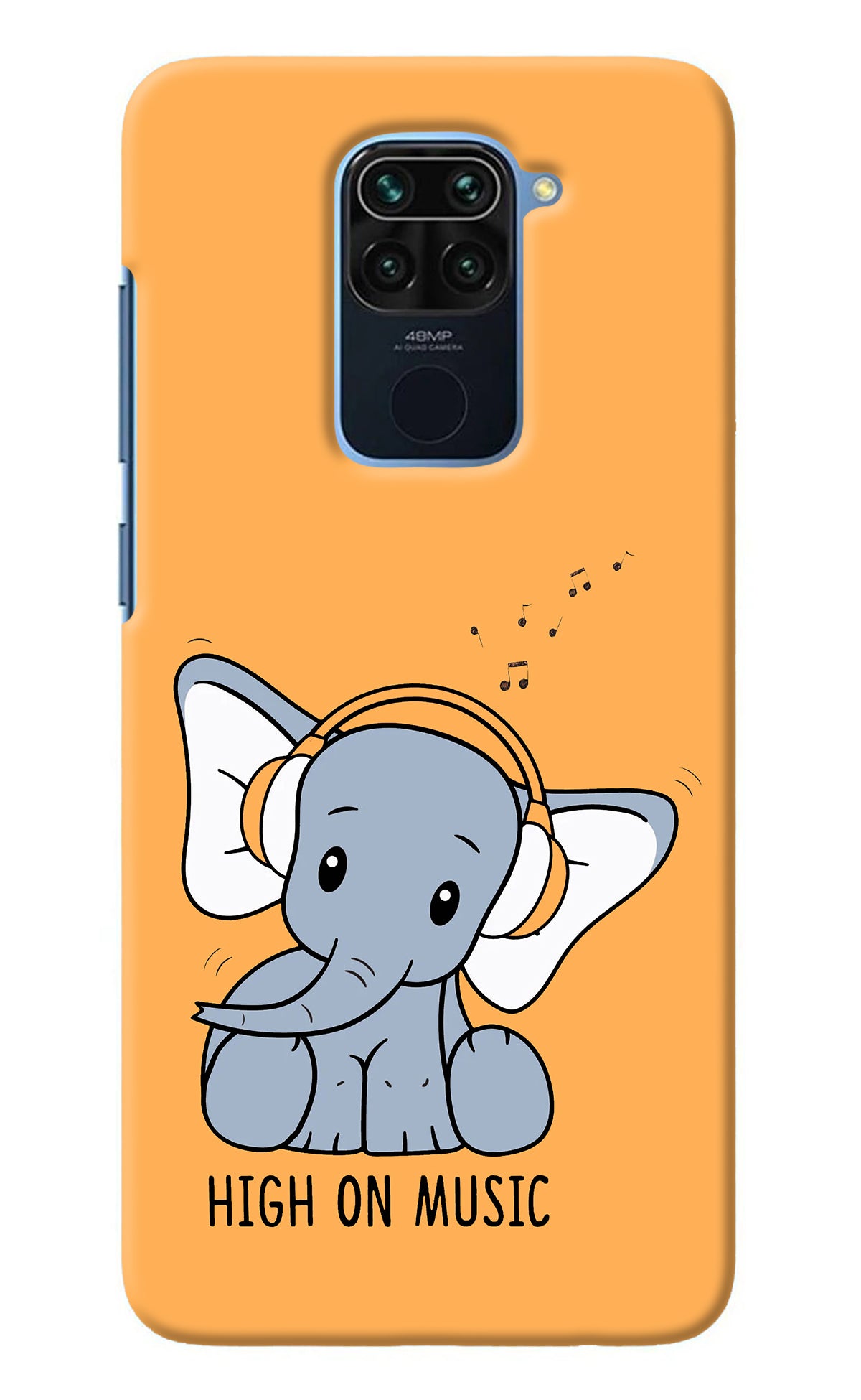 High On Music Redmi Note 9 Back Cover