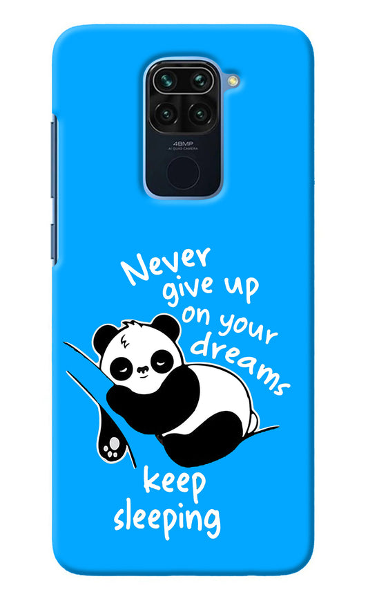 Keep Sleeping Redmi Note 9 Back Cover