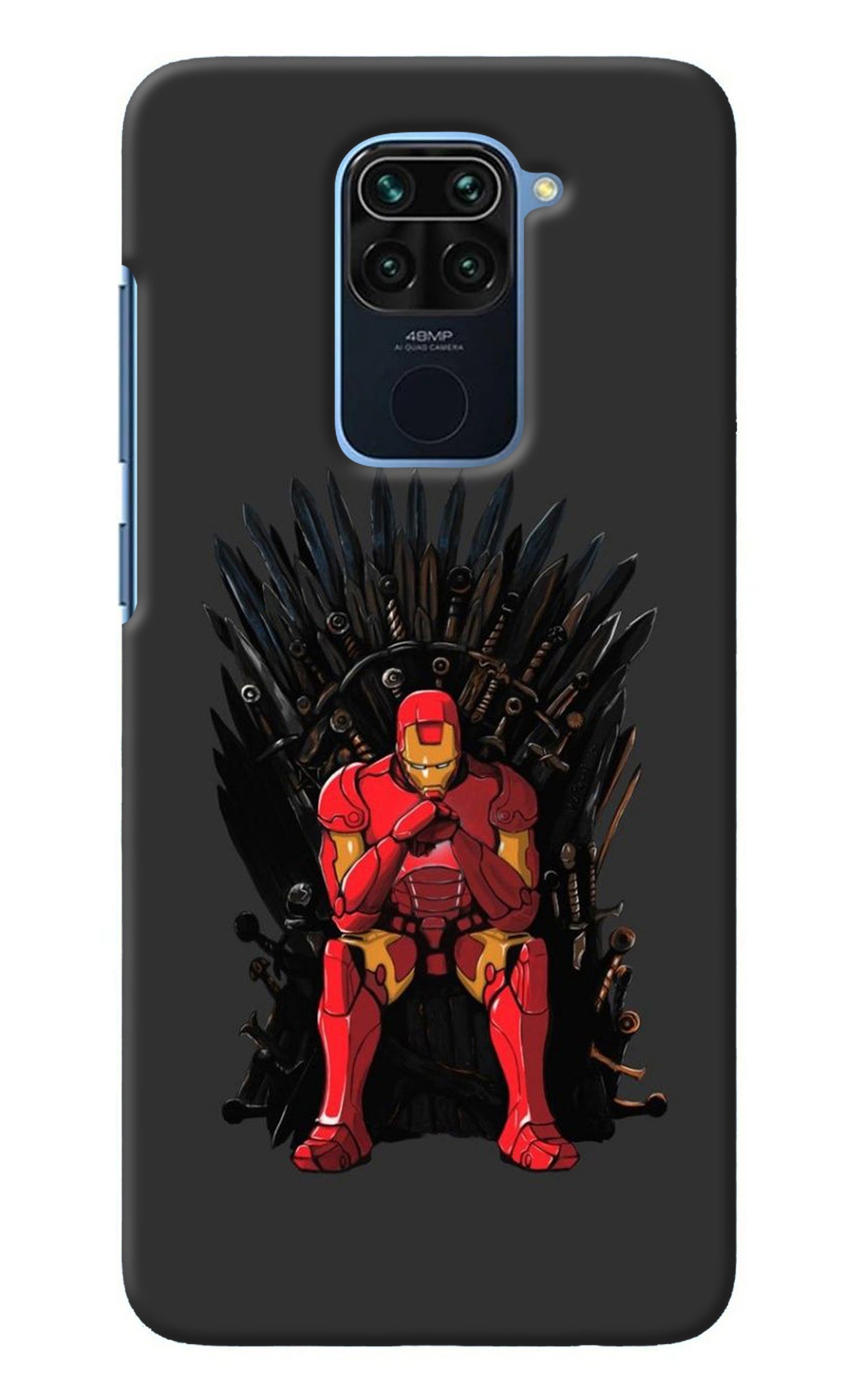 Ironman Throne Redmi Note 9 Back Cover