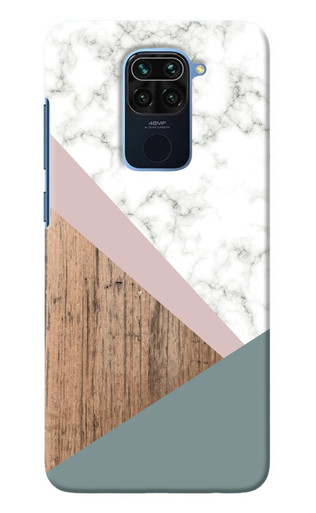 Marble wood Abstract Redmi Note 9 Back Cover