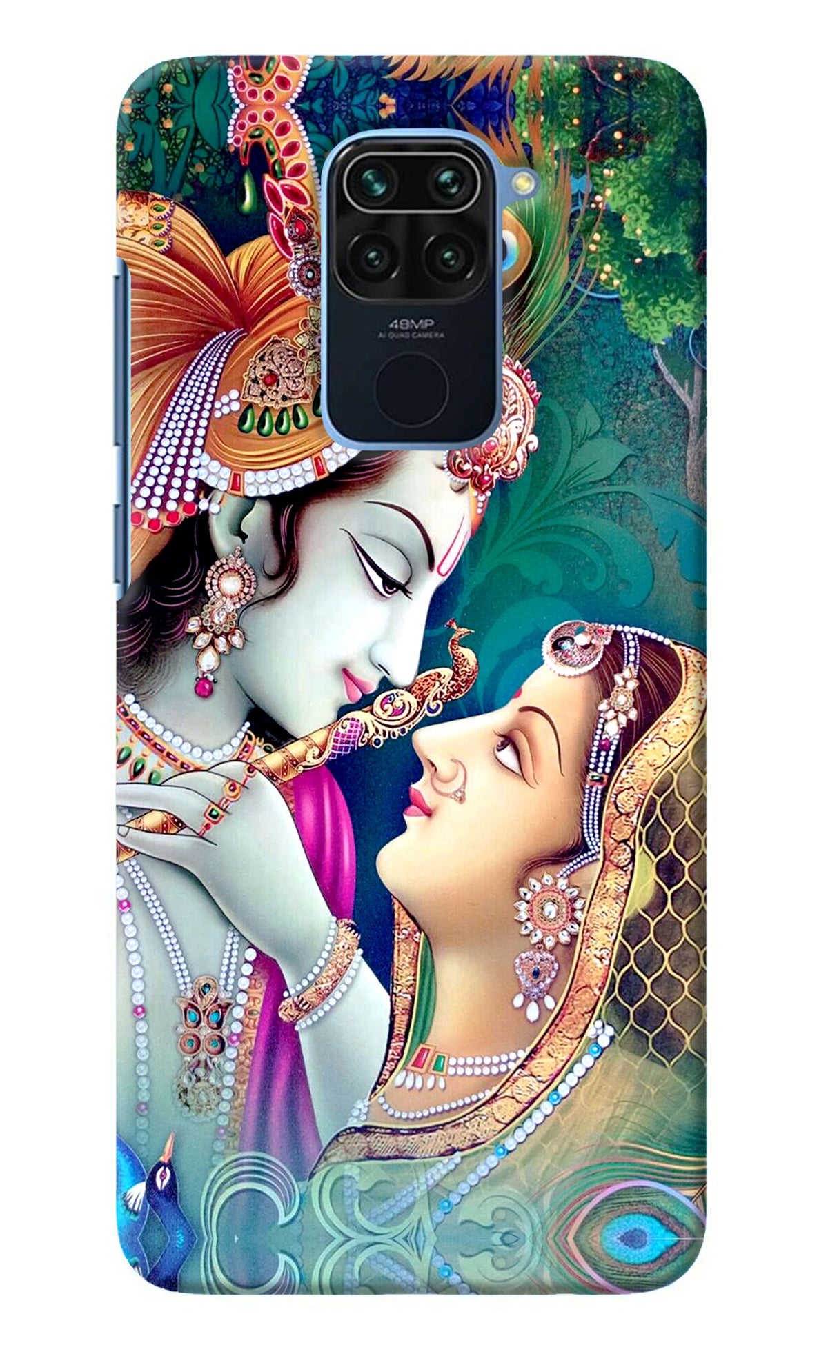 Lord Radha Krishna Redmi Note 9 Back Cover