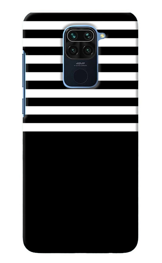 Black and White Print Redmi Note 9 Back Cover