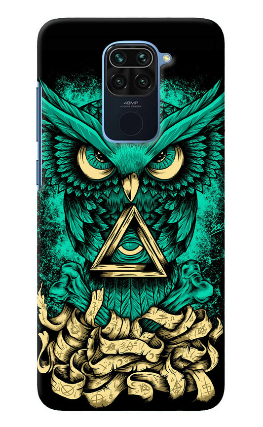 Green Owl Redmi Note 9 Back Cover