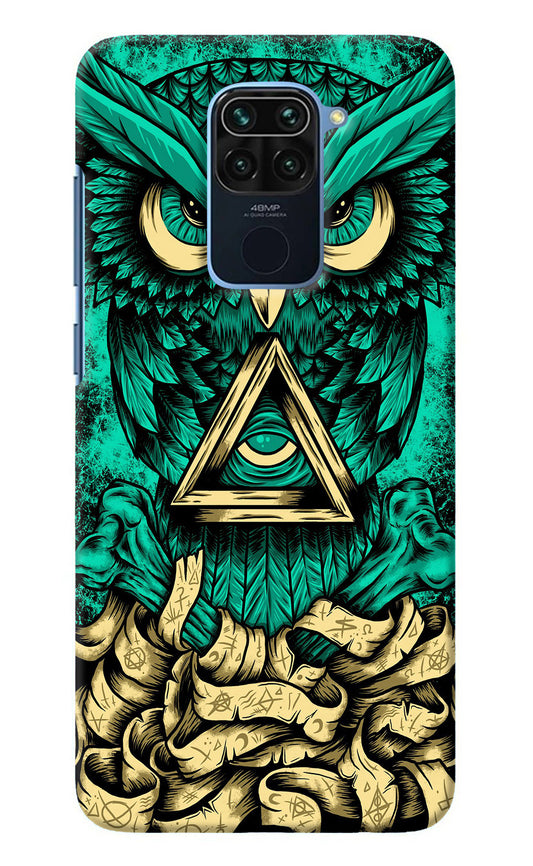Green Owl Redmi Note 9 Back Cover