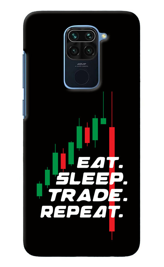Eat Sleep Trade Repeat Redmi Note 9 Back Cover