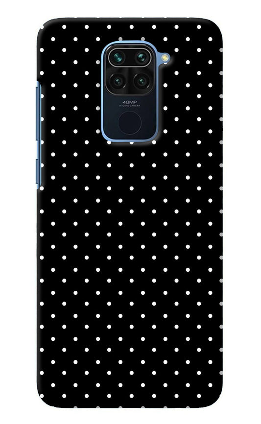 White Dots Redmi Note 9 Back Cover