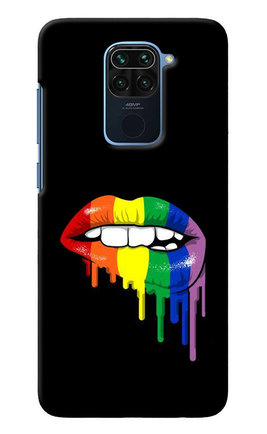 Lips Biting Redmi Note 9 Back Cover