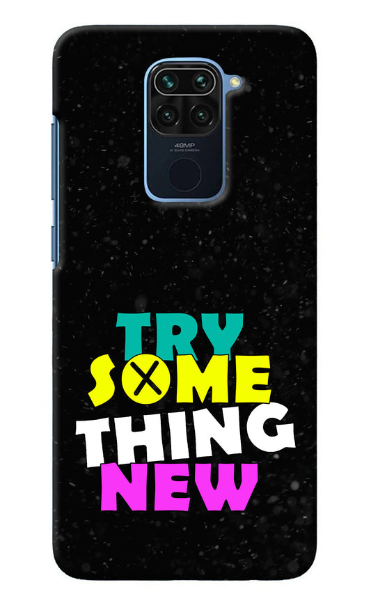 Try Something New Redmi Note 9 Back Cover