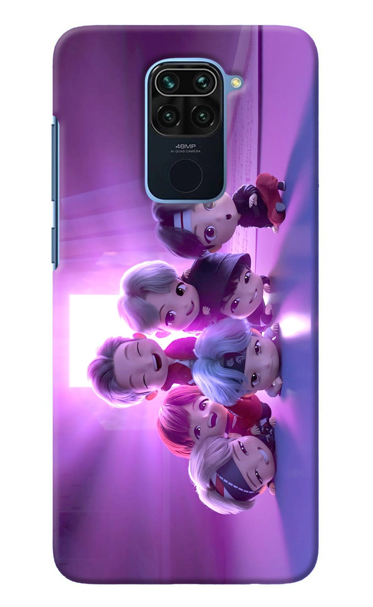 BTS Chibi Redmi Note 9 Back Cover