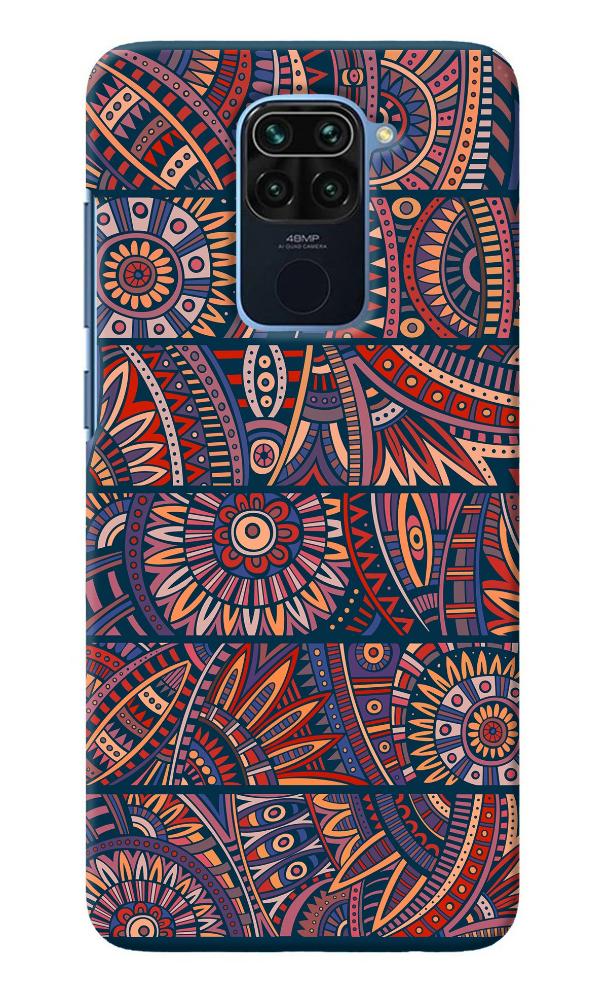 African Culture Design Redmi Note 9 Back Cover