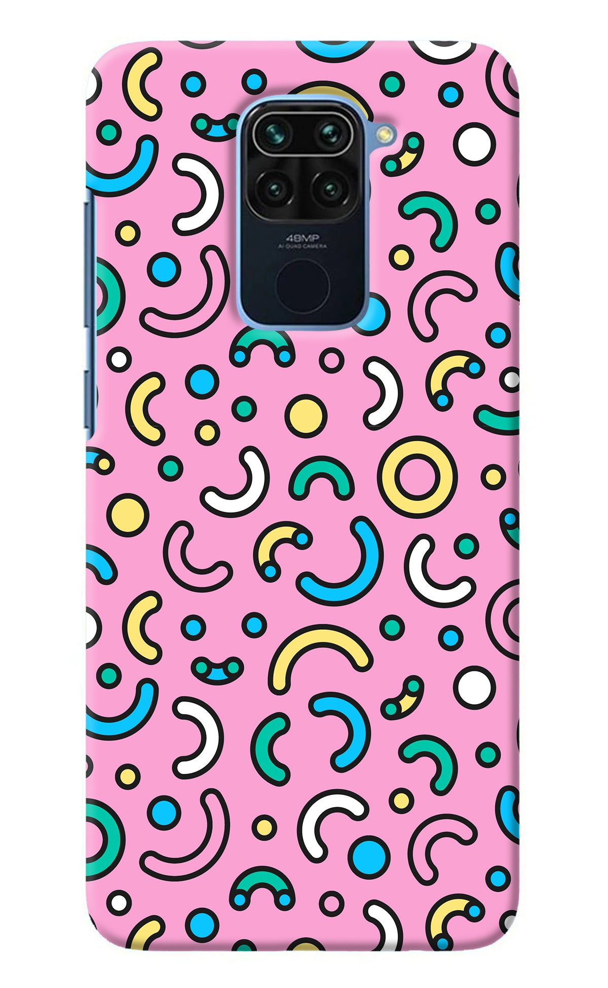 Memphis Design Redmi Note 9 Back Cover