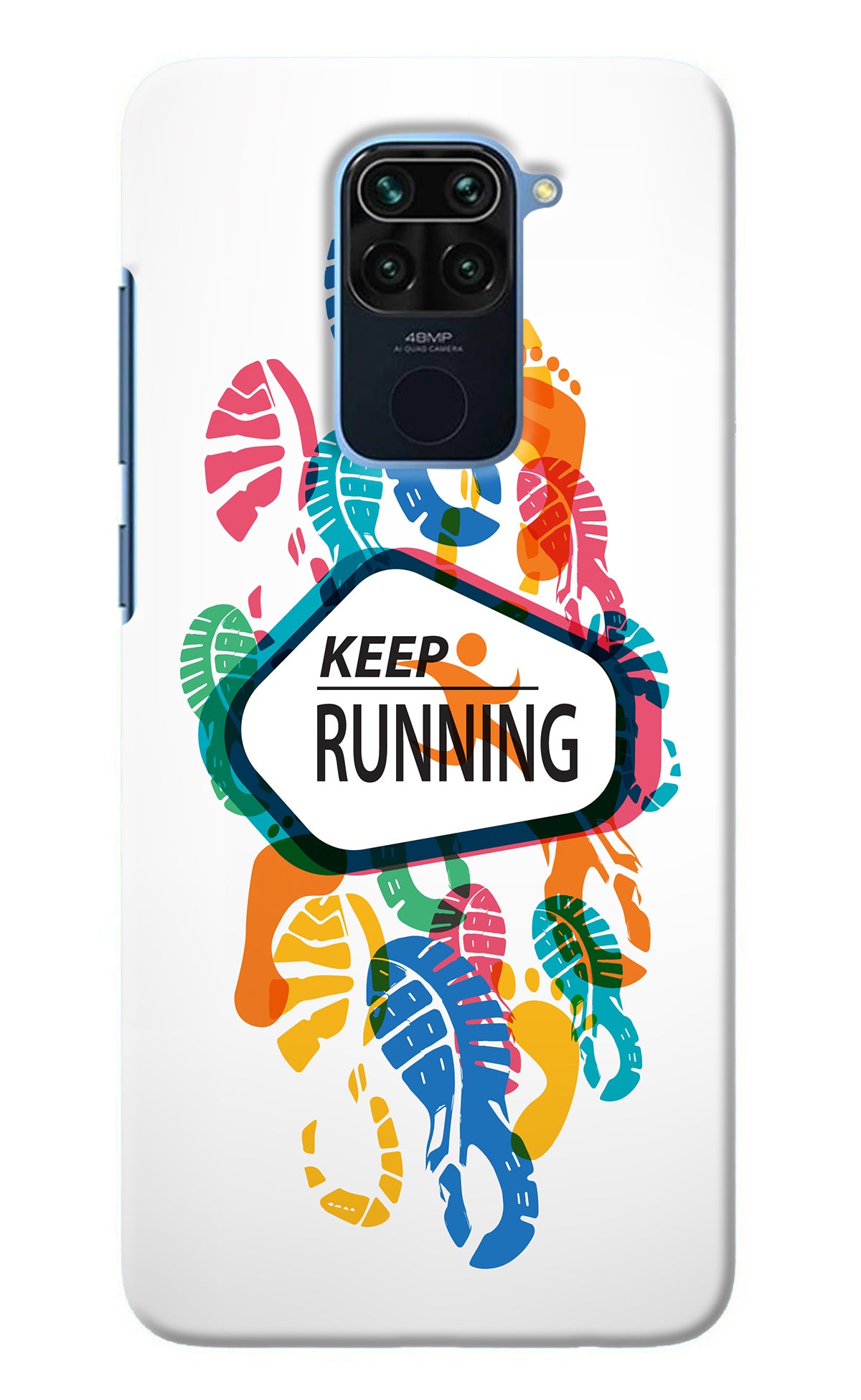 Keep Running Redmi Note 9 Back Cover