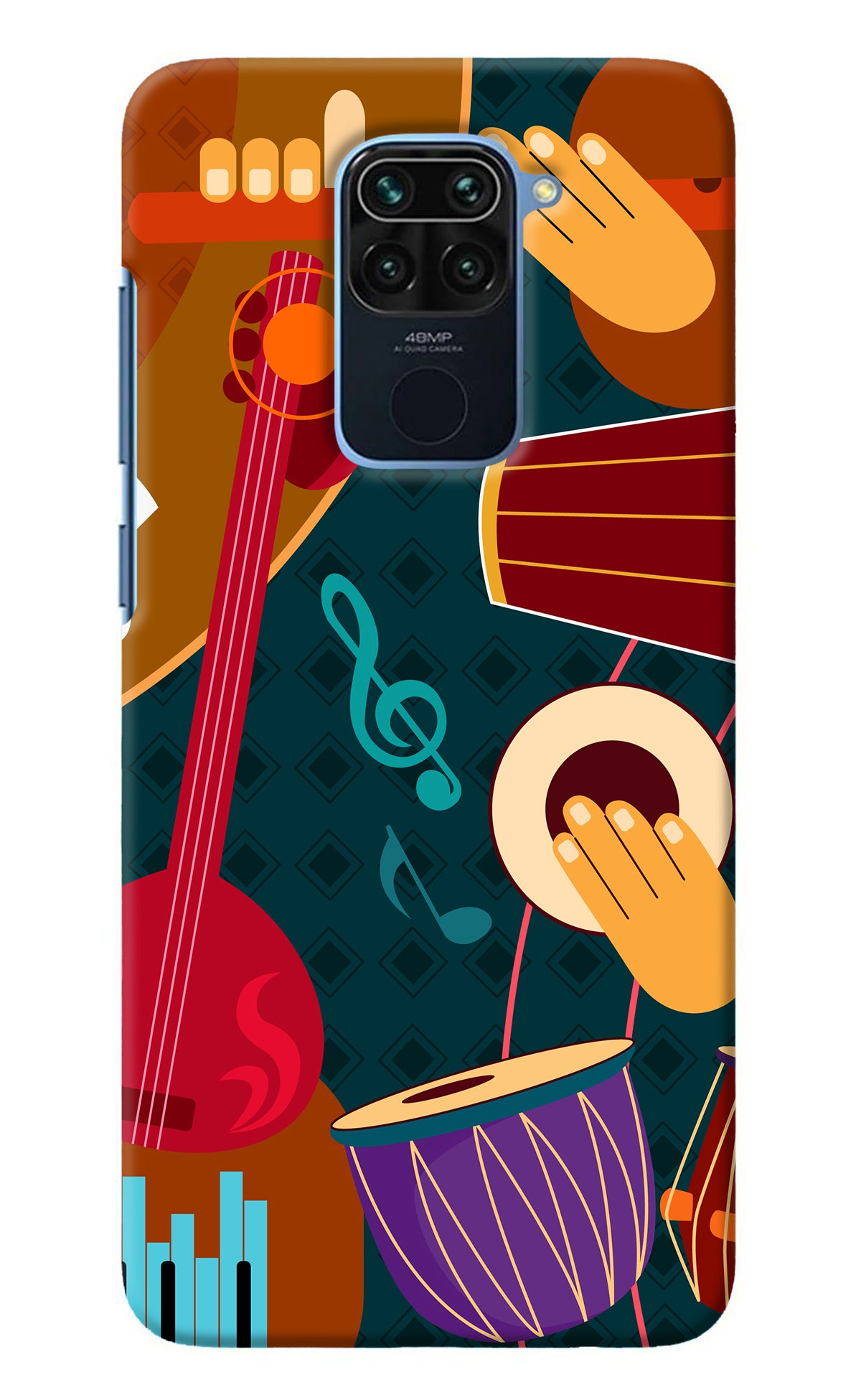 Music Instrument Redmi Note 9 Back Cover