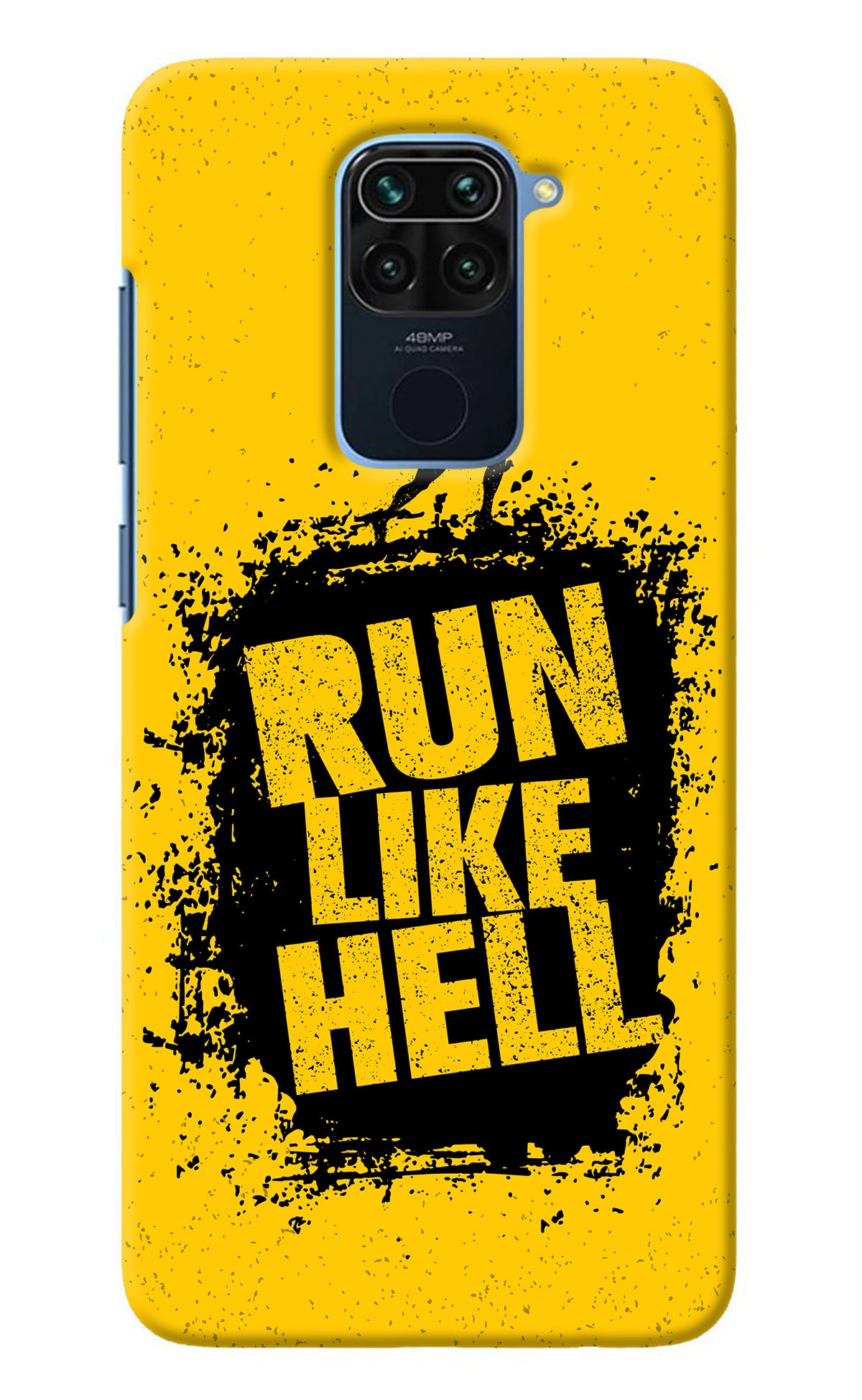Run Like Hell Redmi Note 9 Back Cover