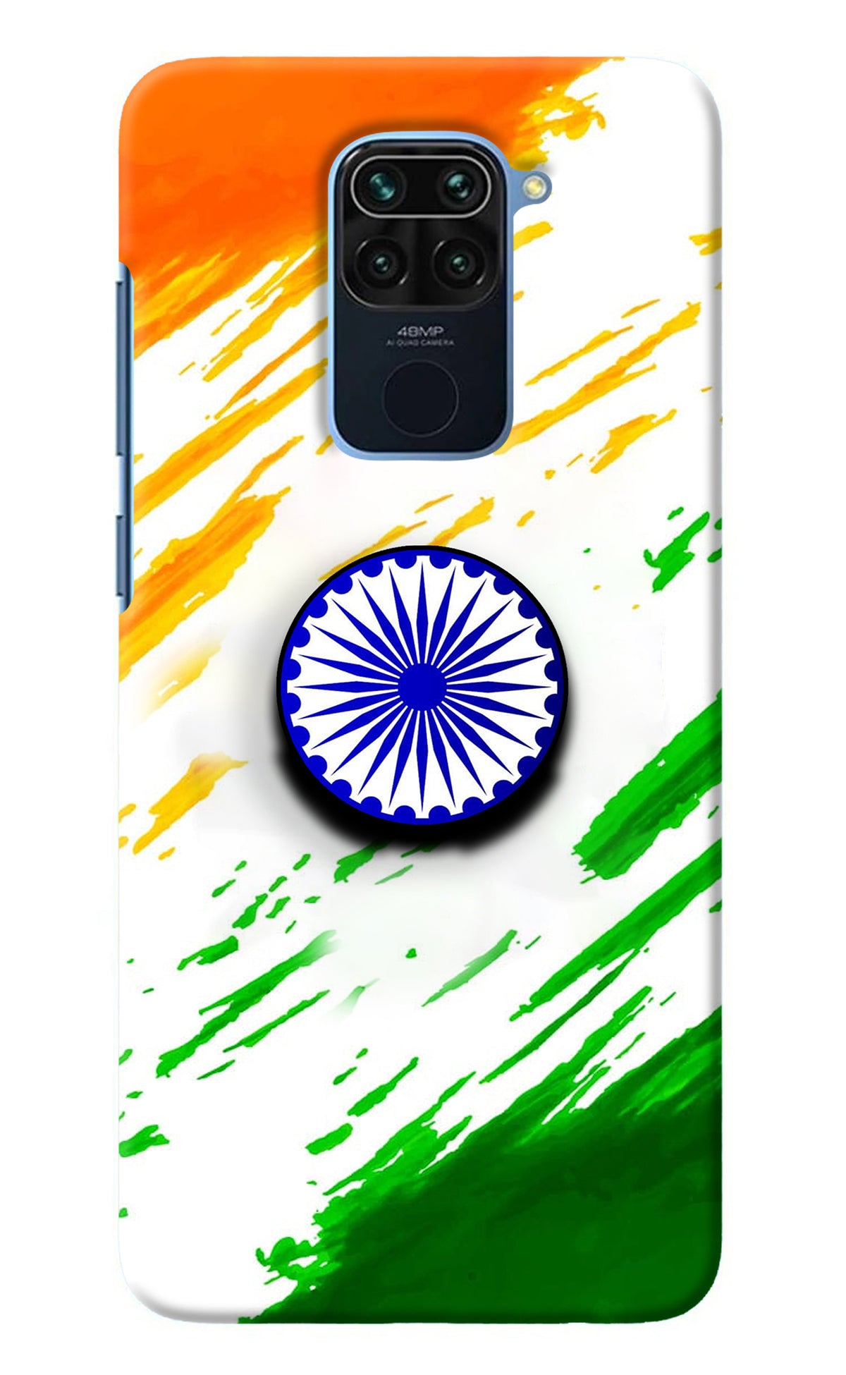 Indian Flag Ashoka Chakra Redmi Note 9 Pop Case