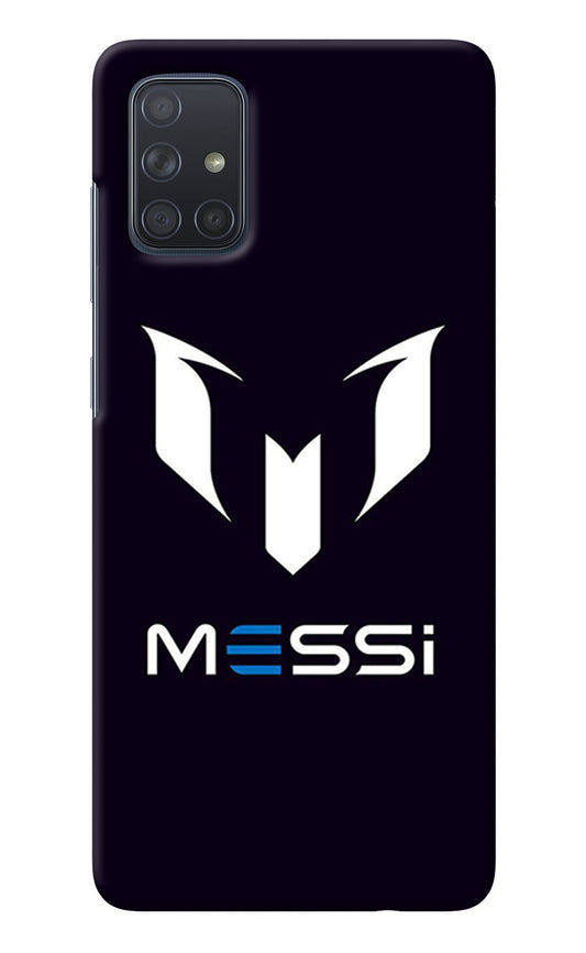 Messi Logo Samsung A71 Back Cover