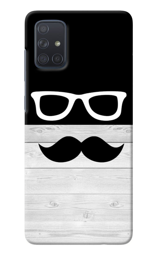 Mustache Samsung A71 Back Cover