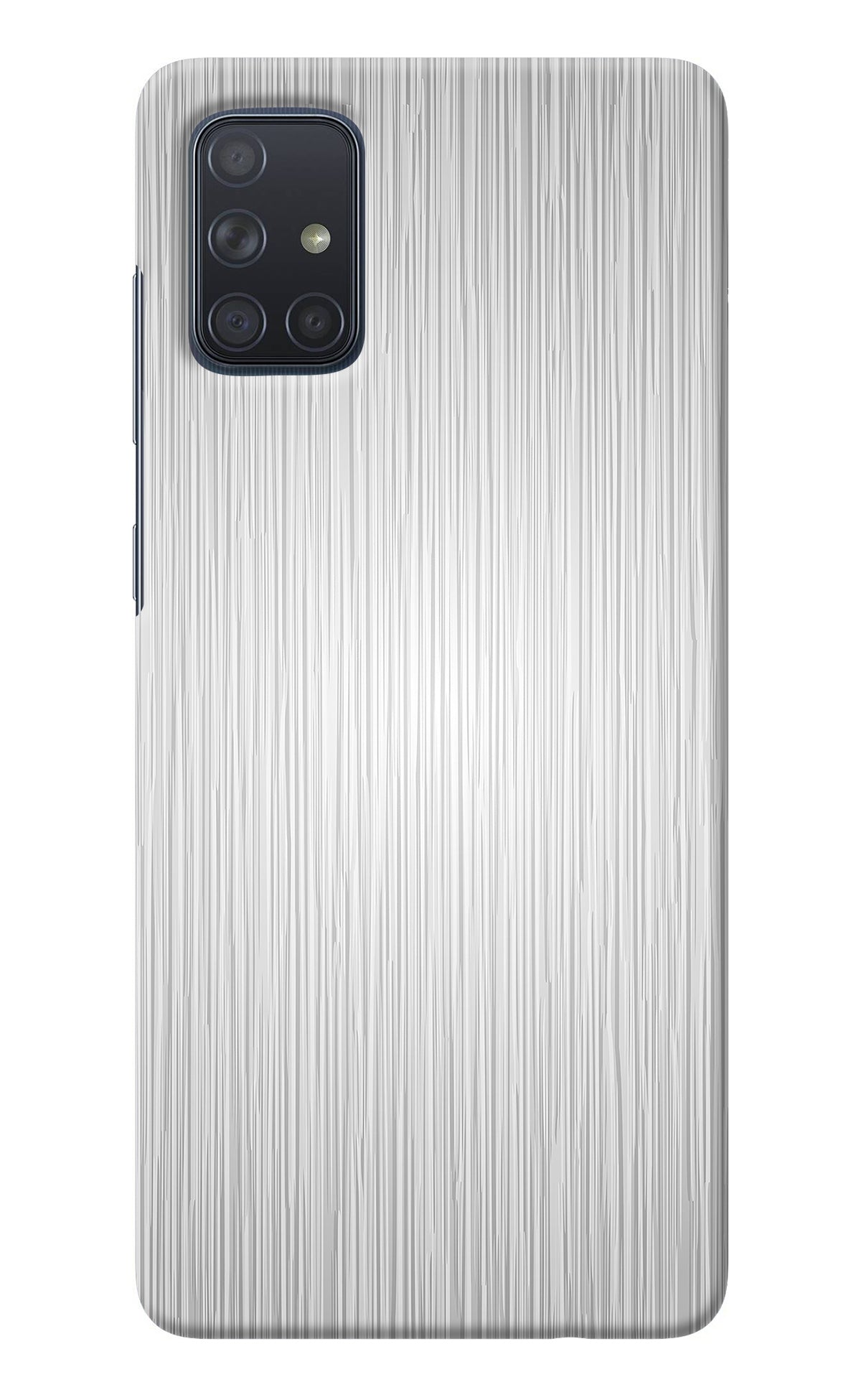 Wooden Grey Texture Samsung A71 Back Cover