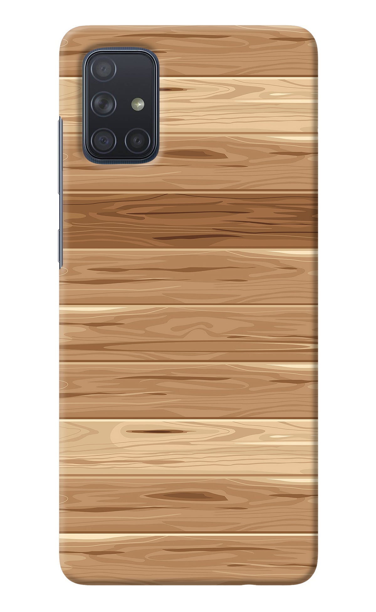 Wooden Vector Samsung A71 Back Cover