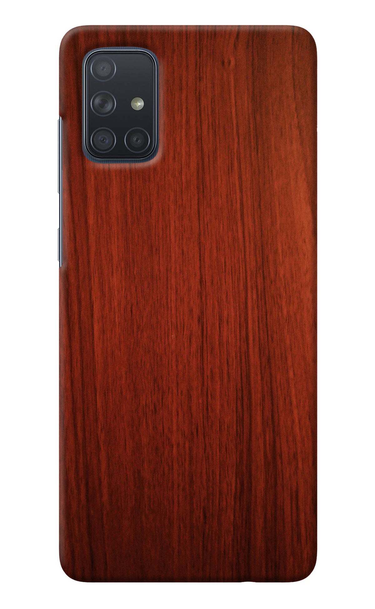 Wooden Plain Pattern Samsung A71 Back Cover