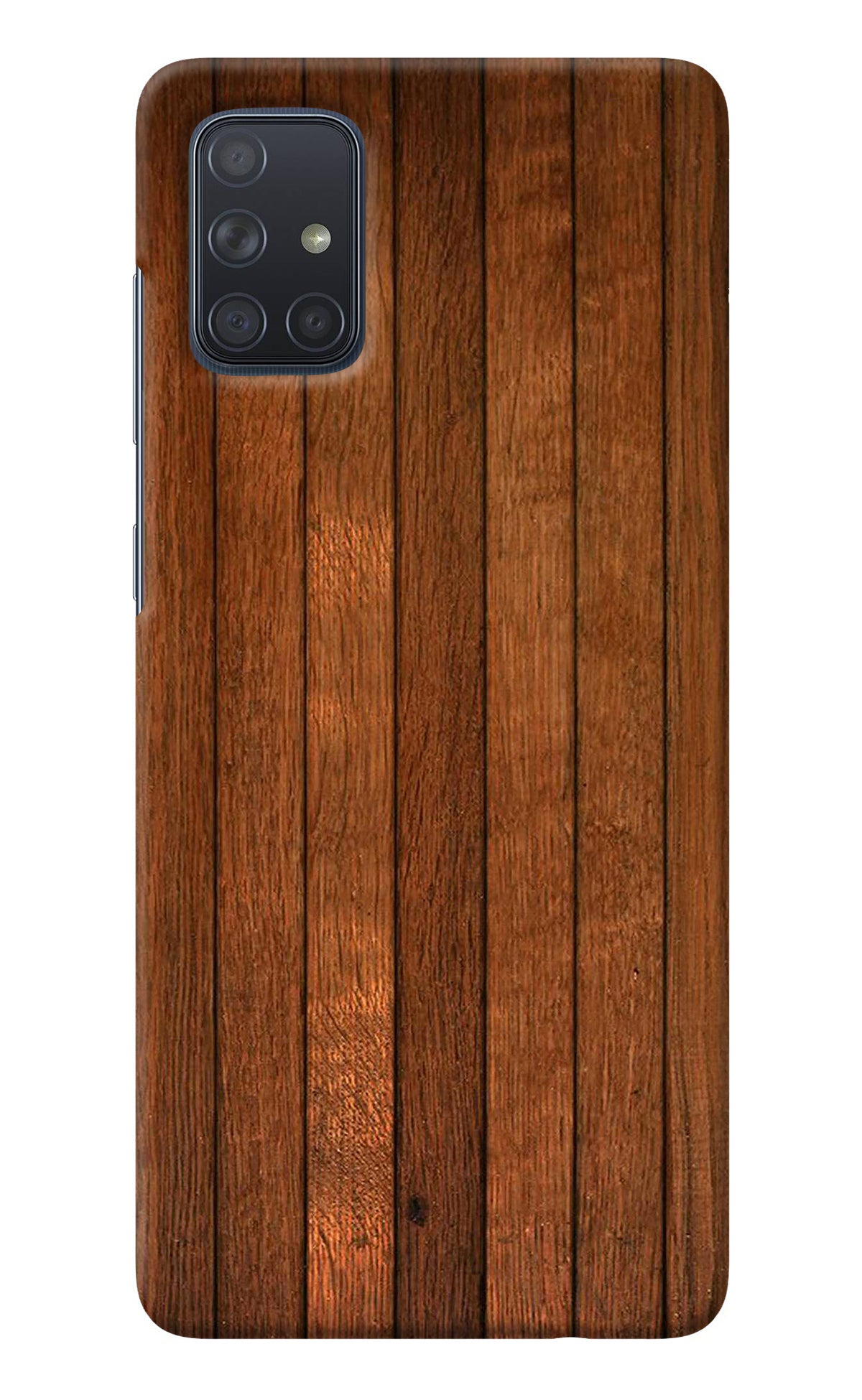 Wooden Artwork Bands Samsung A71 Back Cover