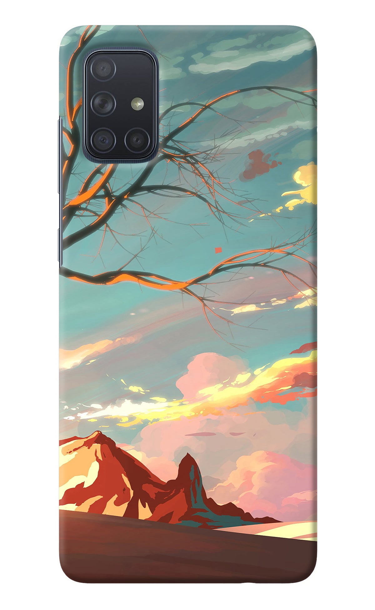 Scenery Samsung A71 Back Cover