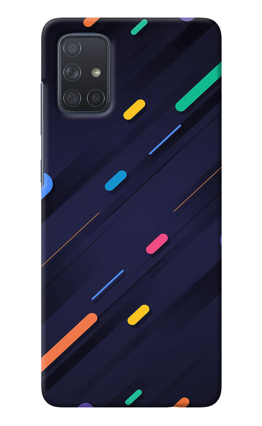 Abstract Design Samsung A71 Back Cover