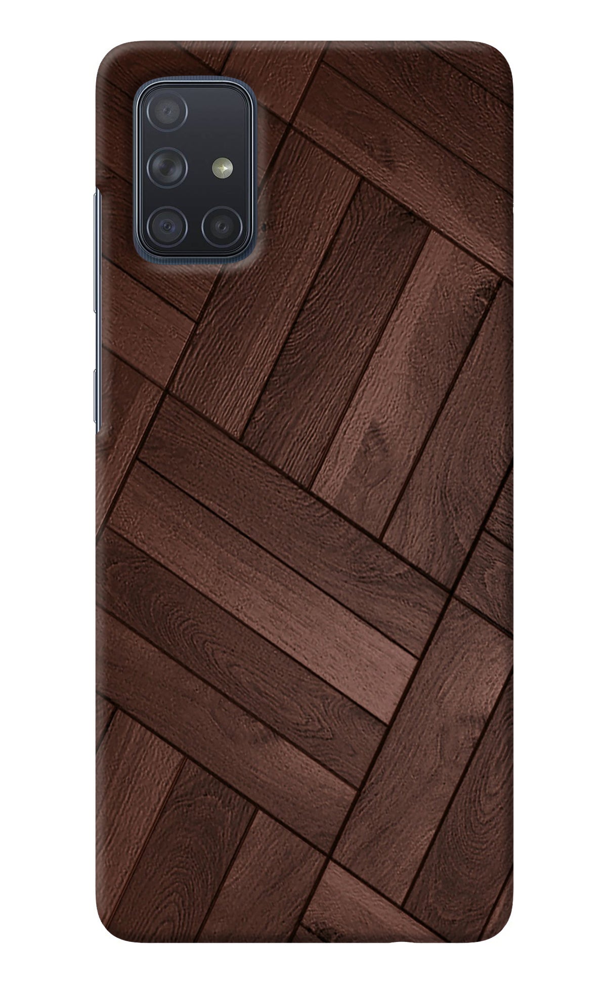 Wooden Texture Design Samsung A71 Back Cover