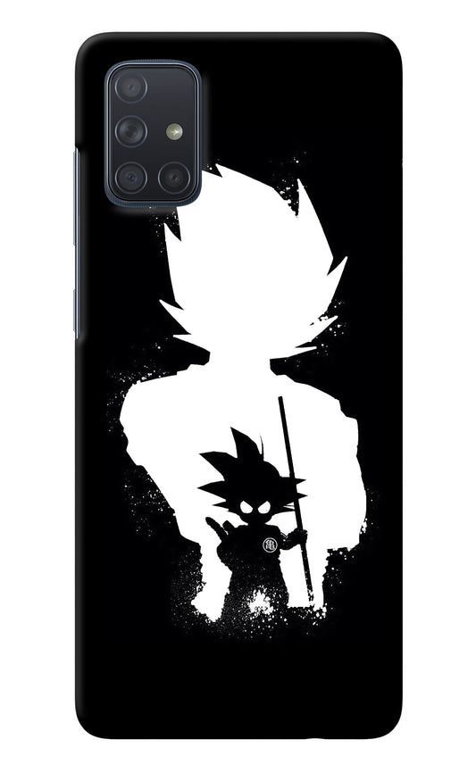 Goku Shadow Samsung A71 Back Cover