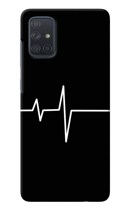Heart Beats Samsung A71 Back Cover