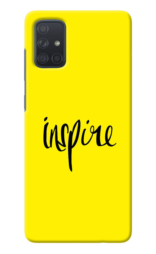 Inspire Samsung A71 Back Cover