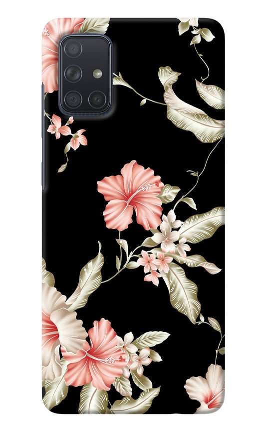 Flowers Samsung A71 Back Cover