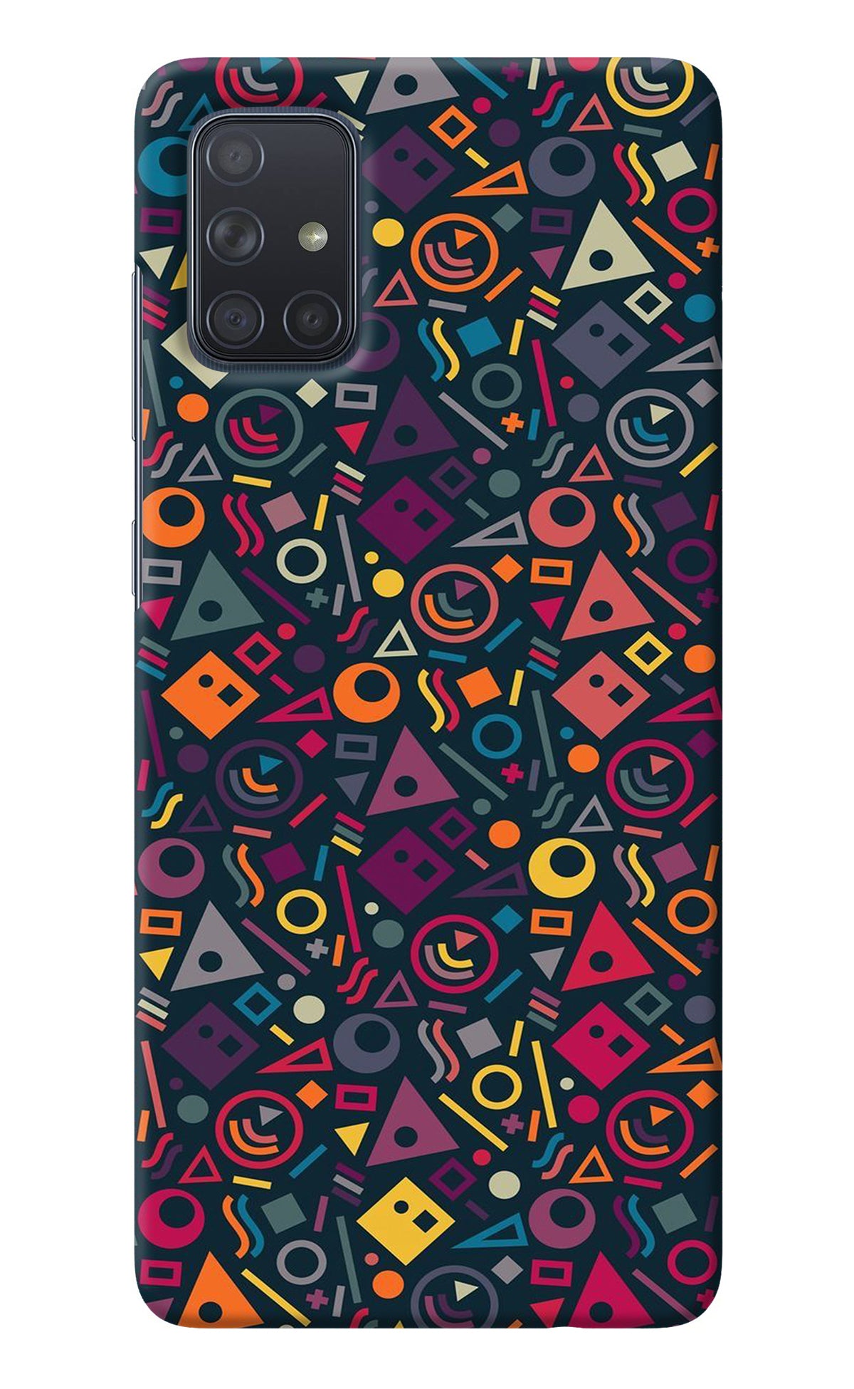 Geometric Abstract Samsung A71 Back Cover