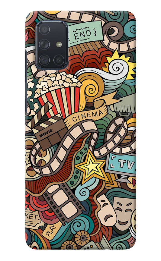 Cinema Abstract Samsung A71 Back Cover