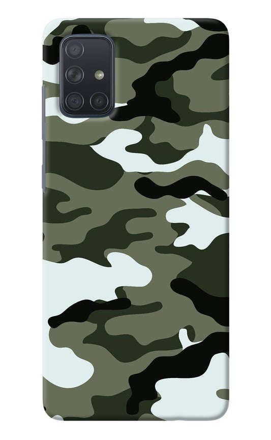 Camouflage Samsung A71 Back Cover