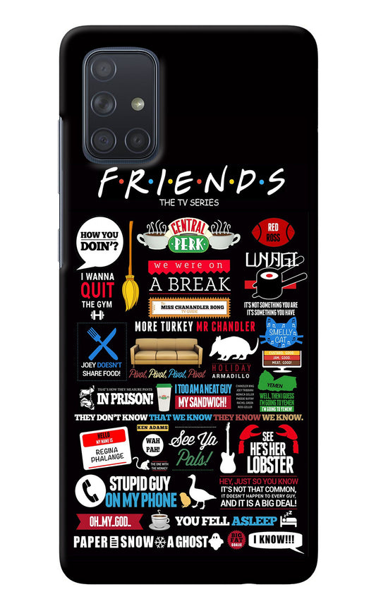 FRIENDS Samsung A71 Back Cover