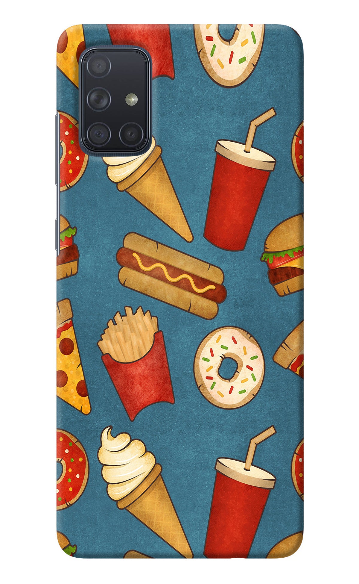 Foodie Samsung A71 Back Cover