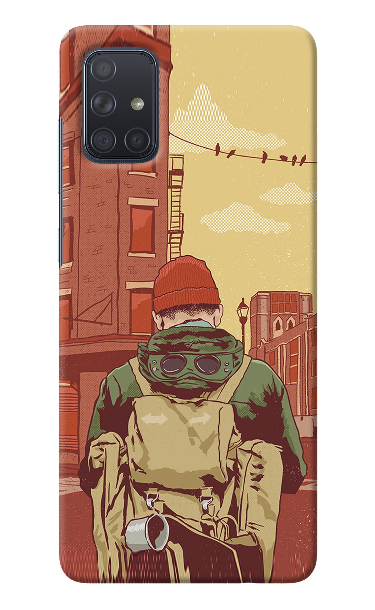 Adventurous Samsung A71 Back Cover