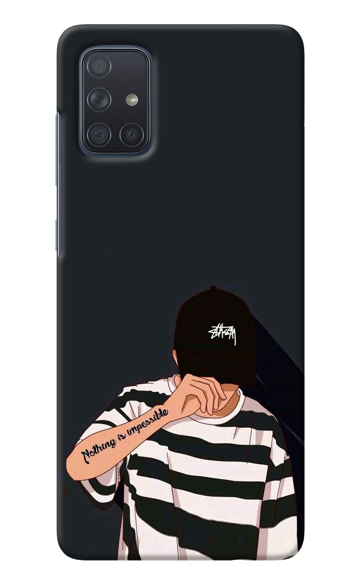 Aesthetic Boy Samsung A71 Back Cover