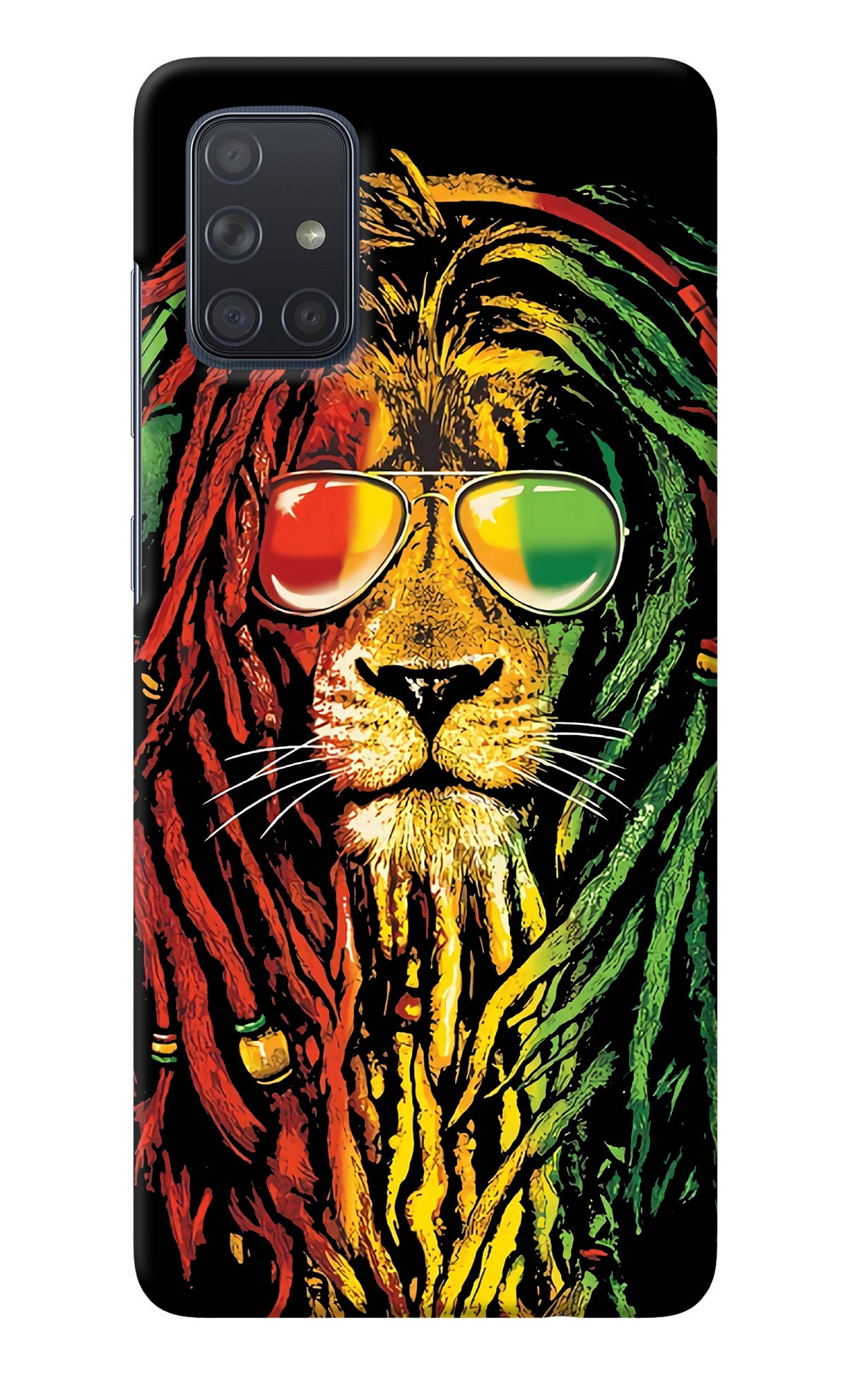 Rasta Lion Samsung A71 Back Cover