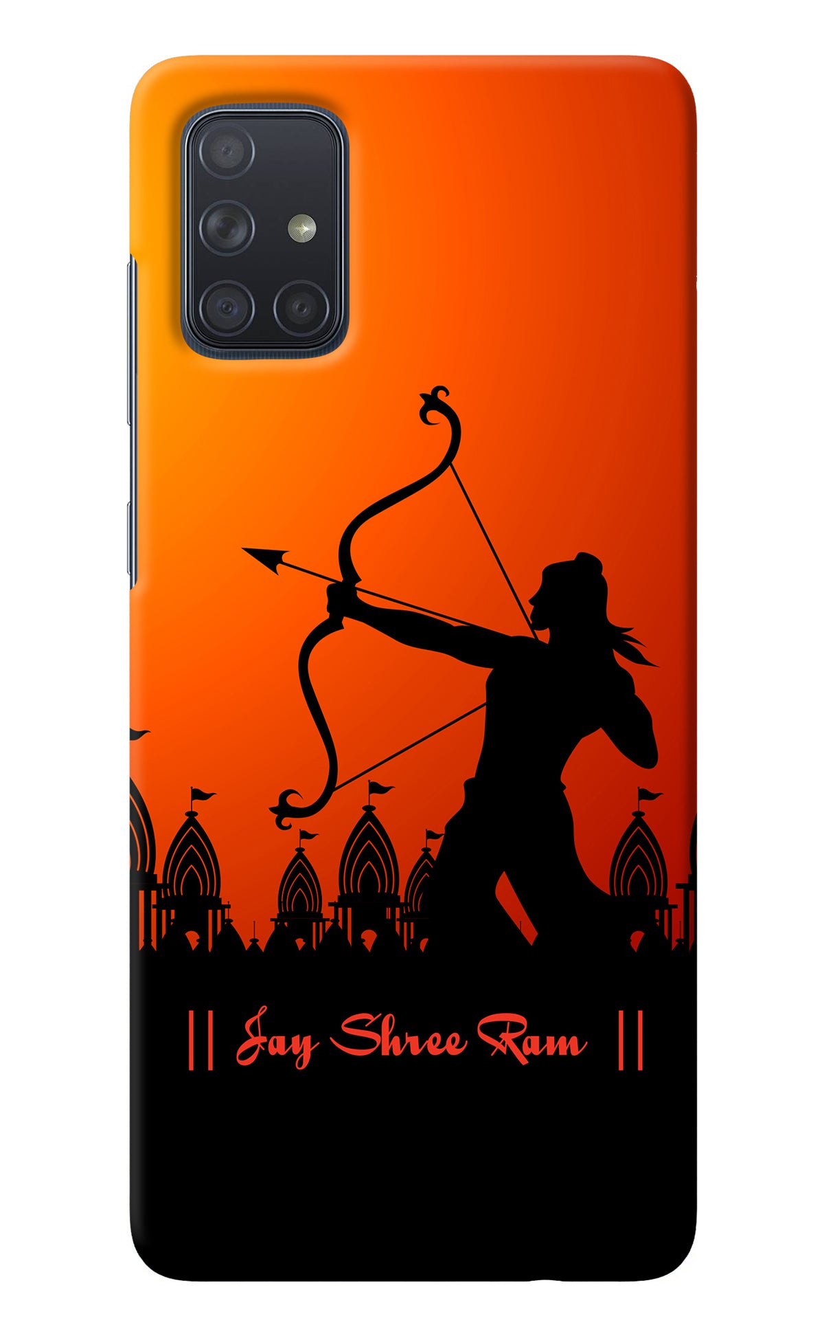 Lord Ram - 4 Samsung A71 Back Cover