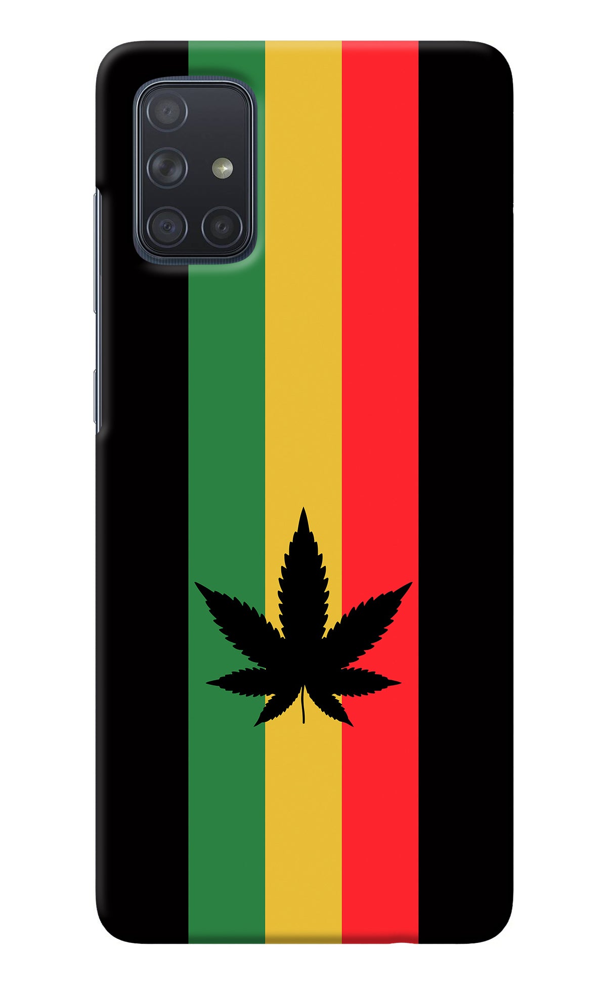Weed Flag Samsung A71 Back Cover
