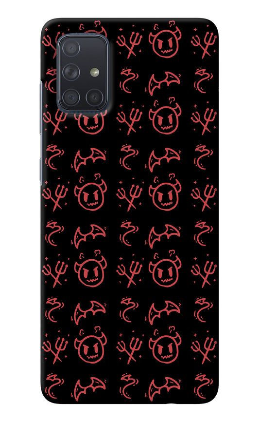 Devil Samsung A71 Back Cover