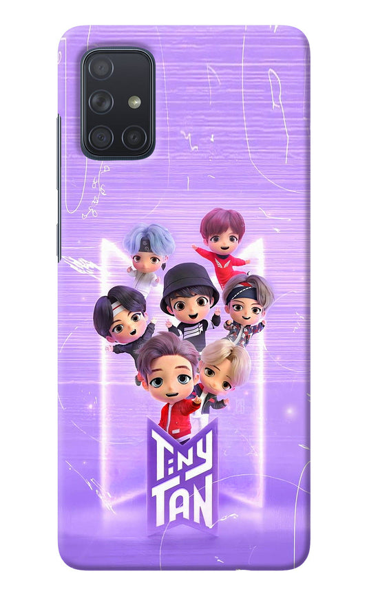 BTS Tiny Tan Samsung A71 Back Cover