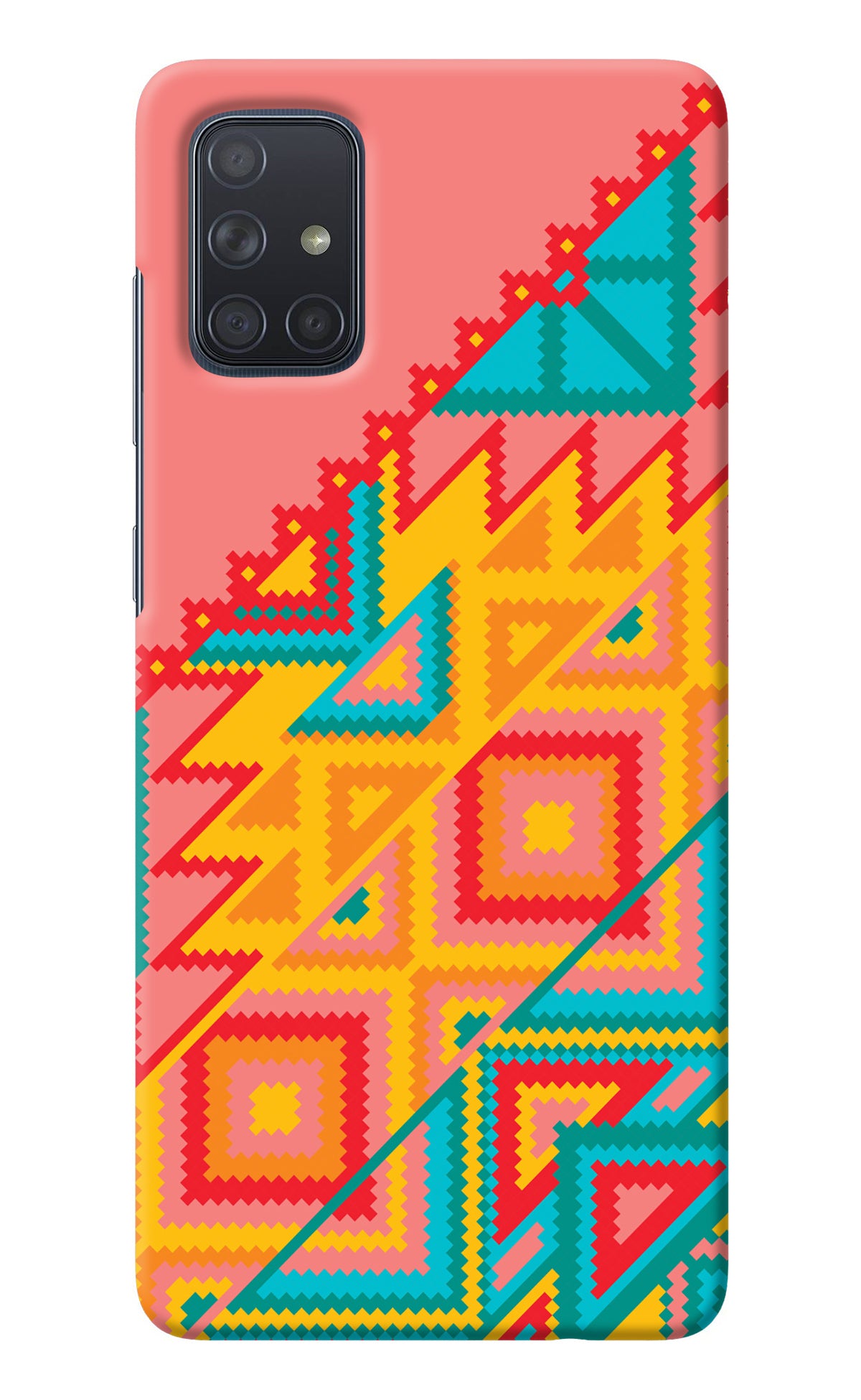 Aztec Tribal Samsung A71 Back Cover