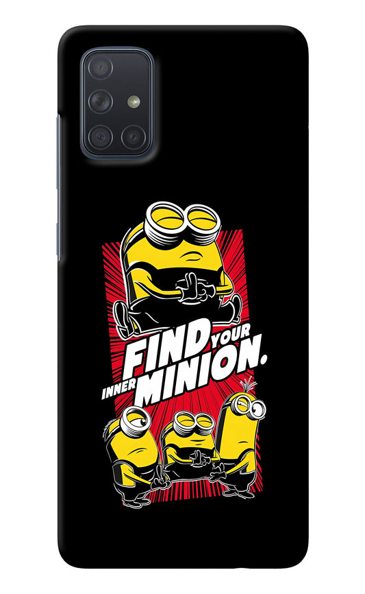 Find your inner Minion Samsung A71 Back Cover