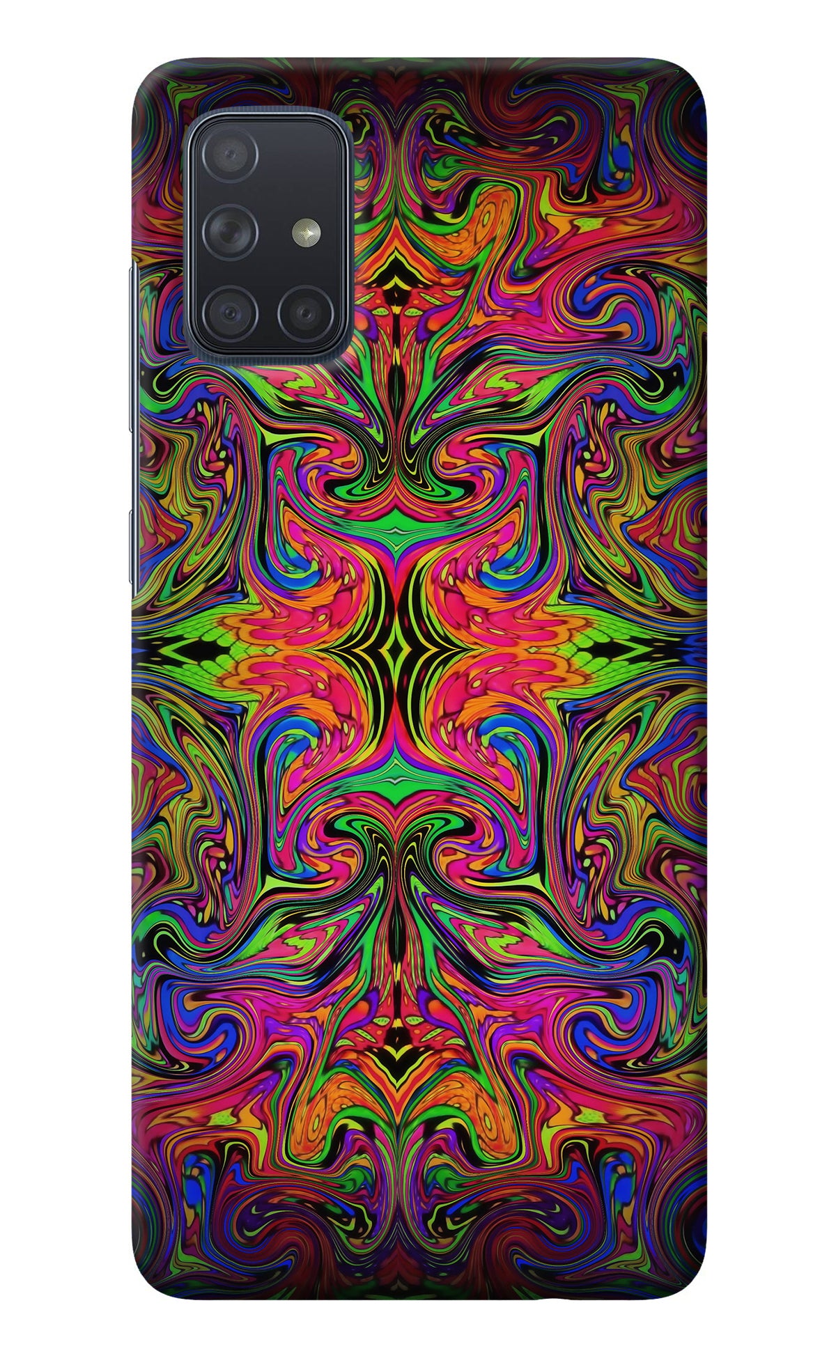 Psychedelic Art Samsung A71 Back Cover