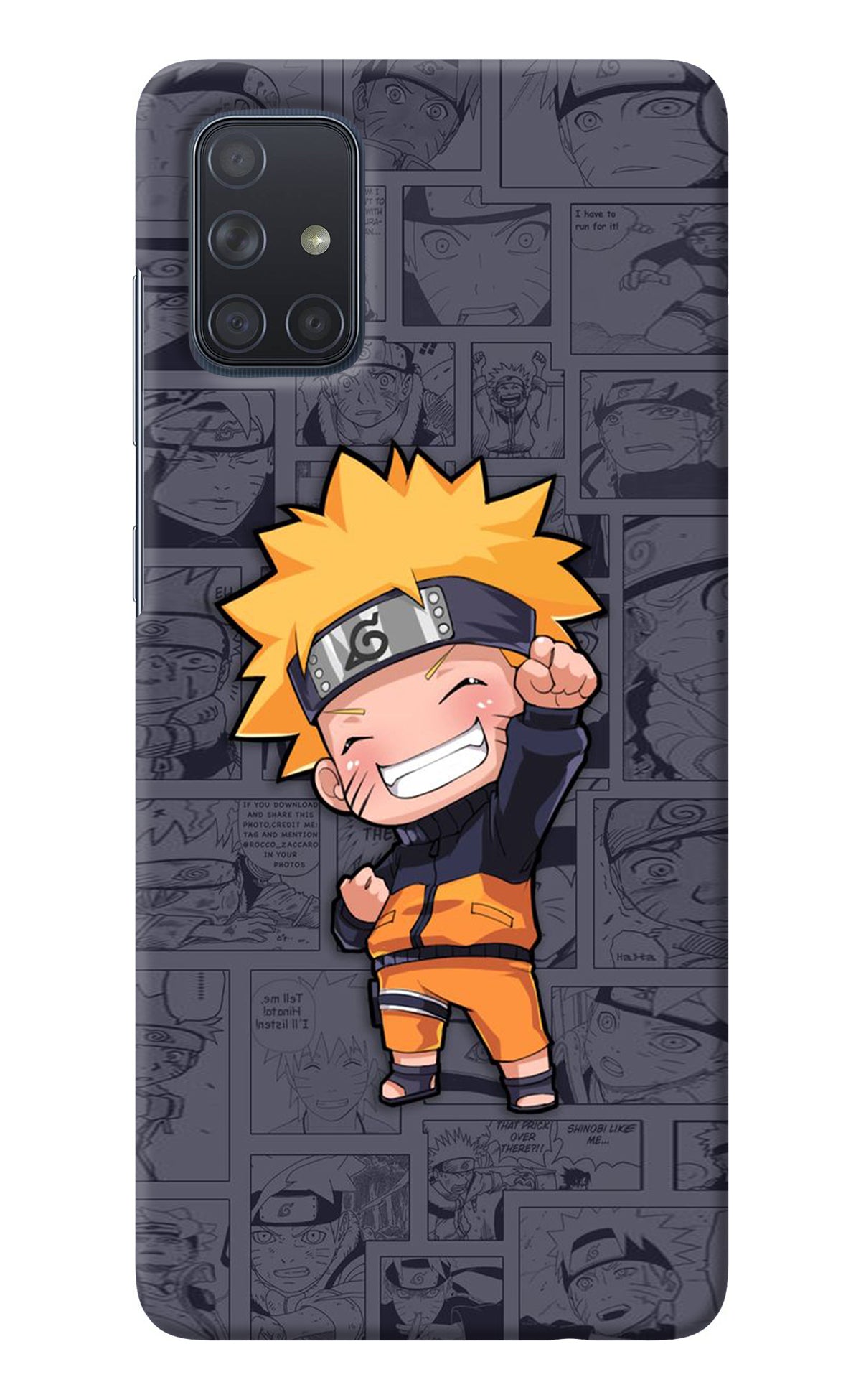 Chota Naruto Samsung A71 Back Cover