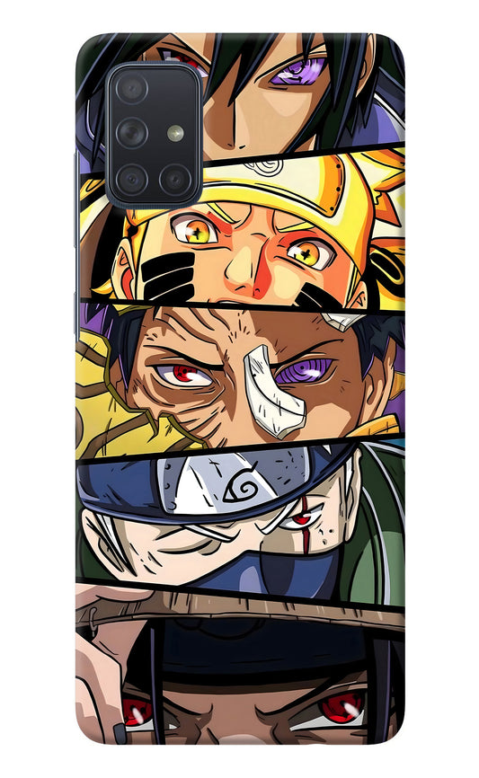 Naruto Character Samsung A71 Back Cover