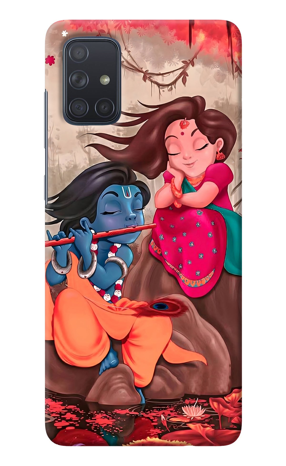 Radhe Krishna Samsung A71 Back Cover